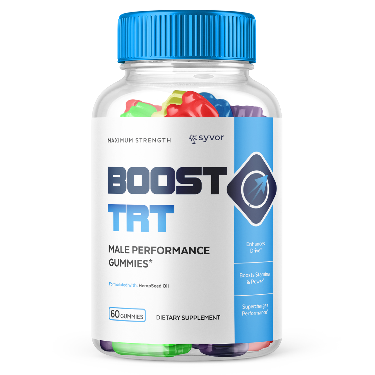 Boost TRT Gummies Supplement Bottle